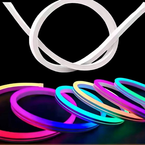 Bande LED néon RGB 5050 avec option de puce LED, 24V, luminosité personnalisable, faible consommation pour enseignes, lettres, arts et artisanat DIY - Product Image 1