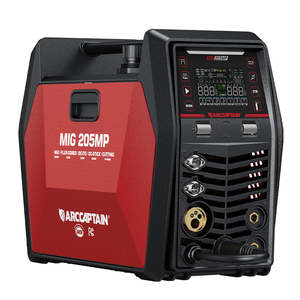 Nueva Máquina de Soldar Portátil Multiproceso ARCCAPTAIN MIG205MP de Acero Inoxidable con Aplicación IControl, Pistola de Soldadura, 8.5KVA, 30-205A - Product Image 3
