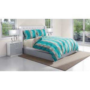 Ensemble de housse de couette ROBERT anis simple 52% coton 48% polyne taille allemande 30x30x76x56 imprimé pigmenté - Product Image 6