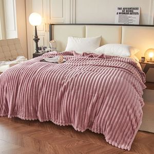 Manta de Franela de Felpa para Decoración del Hogar, Diseño Personalizado, Color Sólido, Súper Suave, Tejida, para Todas las Estaciones, Venta al Por Mayor - Product Image 4