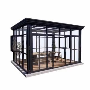 Andexin <span class=keywords><strong>Solarium</strong></span> Quatre Saisons Aluminium Solaires Maisons en verre Jardin Verre Véranda Maisons en aluminium - Product Image 4