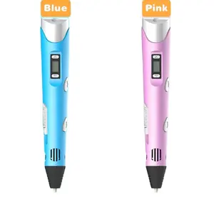 Low temperature 3D pen, the first choice of PCL consumables with 2 meters 3 colors a total of 6 meters safety 3d printing pen