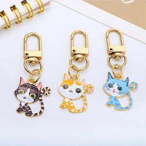 Cute Cat Pendant Keychain Alloy cat Mobile Phone Bag Pendant Earphone Bag Pendant - Product Image 3