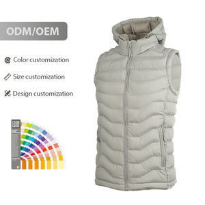 Chaleco de moda sin mangas impermeable con logotipo personalizado, diseño de chaleco cálido, modelo L2001 - Product Image 1