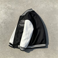 Veste de baseball de style universitaire en chenille brodée de haute qualité avec logo personnalisé, coupe-vent, streetwear