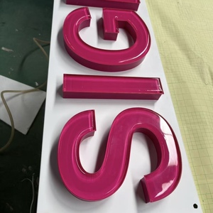 Letras LED de Acrílico Cristalino 3D Personalizadas, Letras de Acrílico Cristalino para Negocios, Señalización Impermeable, Letras Estilo Caramelo - Product Image 5
