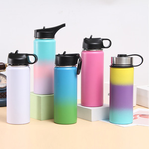 Biểu Tượng Tùy Chỉnh 18-40Oz Đôi Tường Nước Bằng Thép Không Gỉ Chai Cách Điện Bình Chân Không Với Công Suất Lớn Và Tay Cầm Cho Cắm Trại - Product Image 1