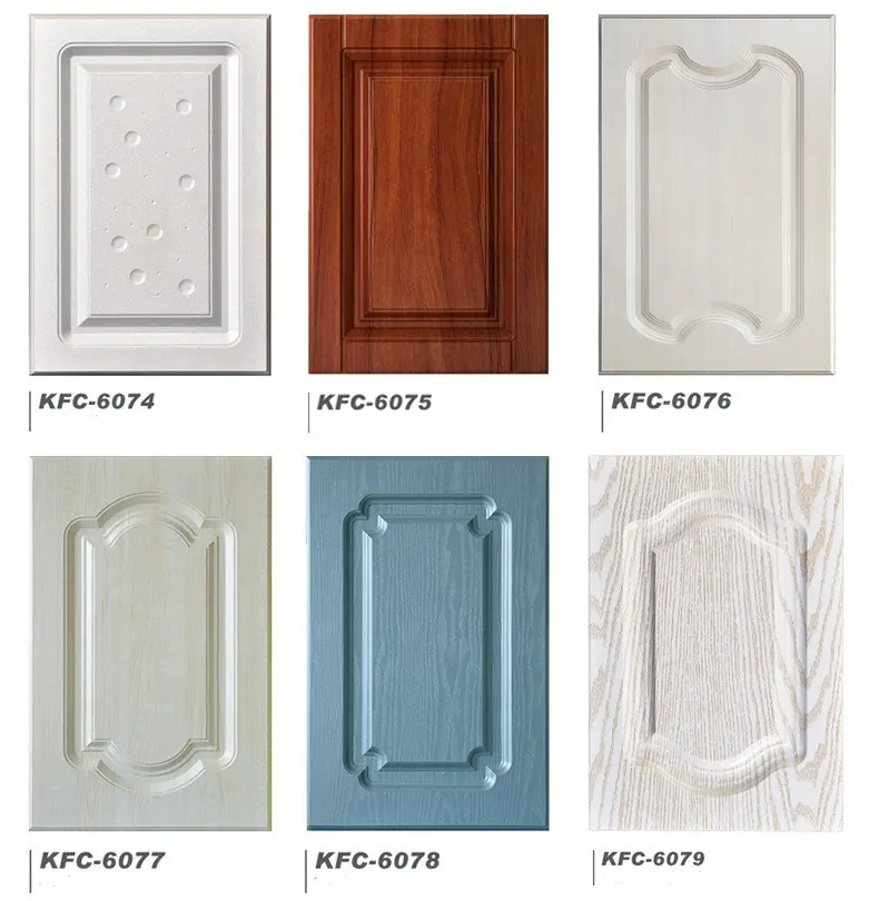 Los fabricantes suministran al vacío Puerta de plástico vitrina panel de puerta PVC panel de puerta de plástico resistencia a altas temperaturas