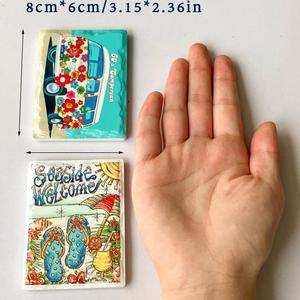 Imanes de Refrigerador Personalizados de Resina y Metal Pintados, Serie Océano, Decoración del Hogar, Tecnología de Estampado, Imanes Promocionales Diarios - Product Image 2