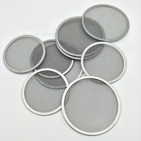 Disque filtrant en acier inoxydable, 1 pièce, bord en aluminium, filtre pour tissu métallique