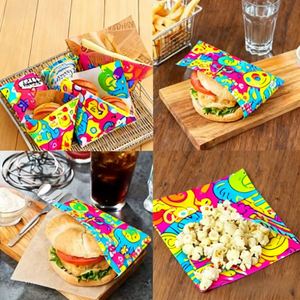Wholesale Custom Brand Logo Printed Stylish Wood Pulp <b>Paper</b> for Food Wrapping <b>Paper</b> Packaging - Product Image 3