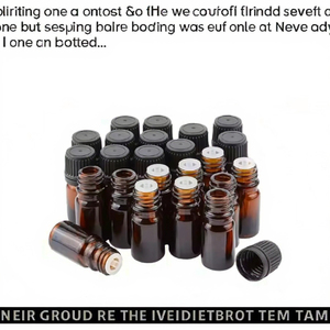 Vente en gros de flacons roll-on en verre violet noir de 10 ml avec bouchon à vis, protection UV, pour huiles essentielles, crème pour le visage, cosmétiques - Product Image 2