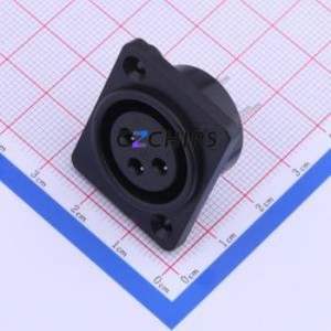 DIN-320H XLR Connector Through hole Component (THT) Connector - Product Image 1