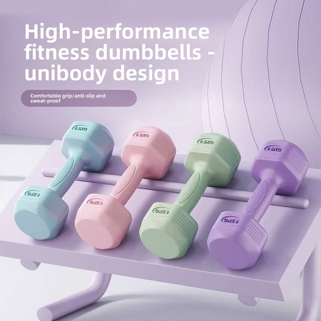 Color Dumbbell Women's Men's Fitness Home Equipment Beginner Arm Muscle Weight Loss Primary School Children Pair Small