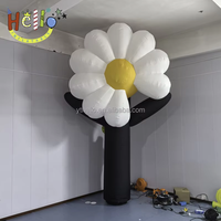 Sculpture géante gonflable en forme de marguerite ou de tournesol pour la décoration printanière des centres commerciaux