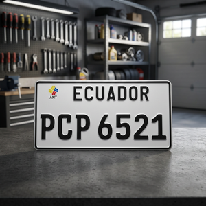 Fabricante de Matrículas de Vehículos en Ecuador para Autos, Motos y Vehículos Comerciales - Product Image 3
