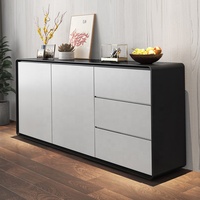 Armoire de rangement commerciale moderne et minimaliste en contreplaqué, réglable en hauteur, avec tiroirs verrouillables, multifonctionnelle pour l'école, la maison et le bureau