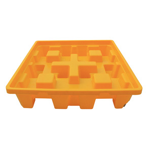Leak-proof pallet, chemical tonne <b>drum</b>, virgin <b>plastic</b> oil <b>drum</b>, four-<b>drum</b> oil receiving platform, four-way forklift entry - Product Image 5