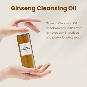 Huile nettoyante en profondeur personnalisée de 200ml en gros Ginseng soins de la peau hydratants huile démaquillante pour le visage enlever les cils et le rouge à lèvres - Product Image 4