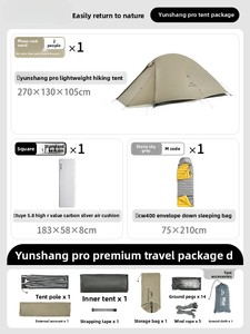 <span class=keywords><strong>Tenda</strong></span> da Escursionismo Doppia <span class=keywords><strong>per</strong></span> Esterni, <span class=keywords><strong>Attrezzatura</strong></span> Professionale <span class=keywords><strong>per</strong></span> <span class=keywords><strong>Campeggio</strong></span> - Product Image 6