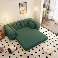 Langlebiges Stoff-Hundebett 78,7 Zoll 3-in-1 Faltbares Schlafsofa für Wohnzimmermöbel
