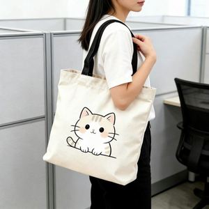 <b>Personalised</b> Striped Canvas <b>Bag</b> Fashion Casual Lightweight Durable Custom Gift <b>Bag</b> for Women and Students Travel Outdoor - Product Image 2