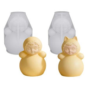 M0447 Molde de Silicona <span class=keywords><strong>para</strong></span> Hacer <span class=keywords><strong>Velas</strong></span> con Forma de Orejas de Gato - Product Image 3