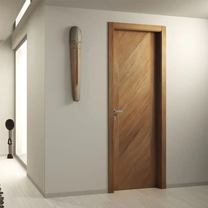 Factory Direct Sale Stained Prehung Solid <b>Door</b> Wood Interior CE Certificate - Product Image 2