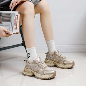 2026 Autumn Women's Thick-Soled Casual Sneakers New Street Walking <b>Style</b> <b>Shoes</b> - Product Image 5