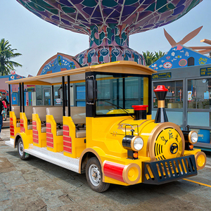 Attrezzatura per Parchi Divertimento: Autobus Elettrico Turistico Vintage da 14 Posti con Motore da 7,5 kW - Product Image 1