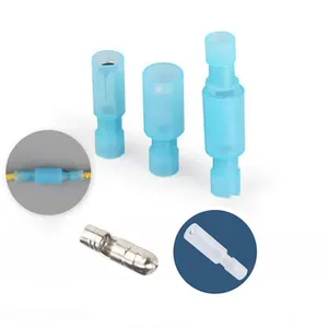 Bullet Type Electrical Insulated Crimping Copper Terminal Light Blue Male Female Insulation Ferrules Connector