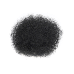 Petite extension de queue de cheval afro synthétique premium de 3,6 pouces, <span class=keywords><strong>chignon</strong></span> afro bouclé crépu à clipser avec cordon de serrage pour femmes noires - Product Image 6