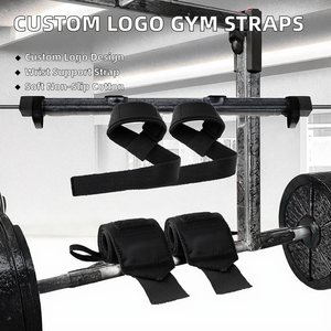 Sangles de fitness en coton personnalisables, légères, réglables, écologiques, antidérapantes, pour la musculation et l'exercice, avec logo personnalisé, AERO - Product Image 2