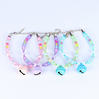 Collier réglable pour animaux de compagnie, collier léger en maille pour chiens et chats, pour petits animaux