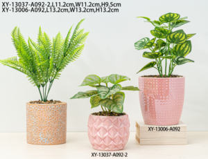 <span class=keywords><strong>Maceta</strong></span> redonda de cerámica moderna con acabado esmaltado, decoración de jardín <span class=keywords><strong>grande</strong></span> para plantas verdes, uso doméstico, <span class=keywords><strong>maceta</strong></span> moderna agrupada - Product Image 6