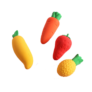 큰 덩어리 분리 가능한 만화 과일 귀여운 아이 고무 연필 지우개 학용품 도매 - Product Image 4