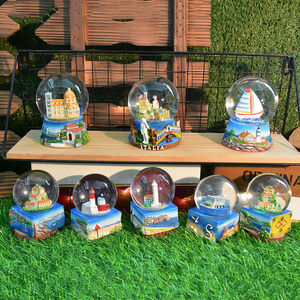 Handmade Resin Crafts <b>Christmas</b> Building Dolphin Customized <b>Snow</b> <b>Globes</b> Sculpture Home Decor Wholesale Cheap Gifts - Product Image 5