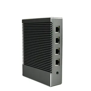 Ordinateur industriel, celeron j1900/j1800/n2940 quad core, fanless, 4 ports lan, fanless, mini pc, matériel pour pare-feu pfsense, modèle pas cher