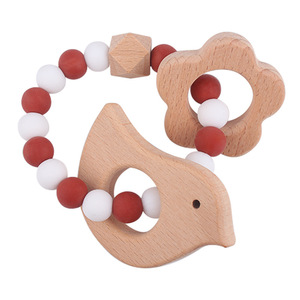 Offre Spéciale hêtre oiseau conception <span class=keywords><strong>anneau</strong></span> de <span class=keywords><strong>dentition</strong></span> bébé mâcher <span class=keywords><strong>Silicone</strong></span> perles jouet de <span class=keywords><strong>dentition</strong></span> bébé <span class=keywords><strong>Silicone</strong></span> apaisant morsure jouet <span class=keywords><strong>anneau</strong></span> de <span class=keywords><strong>dentition</strong></span> pour bébé - Product Image 6