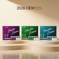 Sérum OEM à l'acide hyaluronique EXO PDRN avec PCL PN NAD SCM EXO PDRN, Essence faciale hydratante et nourrissante douce, Marque privée pour salon