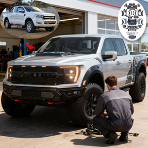 Kit carrosserie d'usine pour <span class=keywords><strong>Ranger</strong></span> T6 T7 T8 2012-2021, mise à niveau vers le kit complet F150 <span class=keywords><strong>Raptor</strong></span> <span class=keywords><strong>2023</strong></span> avec phares et feux arrière de qualité OEM - Product Image 1