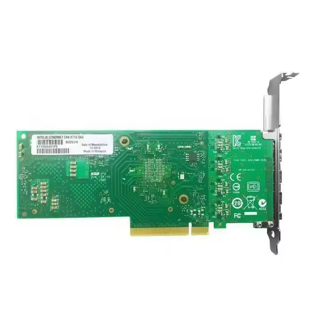 Intel  Chipset PCIe X8 Dual Copper RJ45 10Gbps Port Ethernet Network Card Compatible