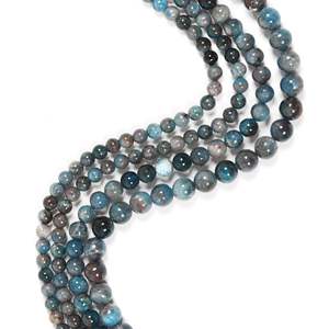 Nieuwe Diy Natural Crystal Blue Labradoriet Kralen Half Afgewerkt Sieraden Materiaal Handgemaakte Ronde Kralen Armband - Product Image 3