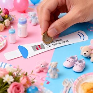 <span class=keywords><strong>Test</strong></span> de <span class=keywords><strong>grossesse</strong></span> à gratter, jeu de fête prénatale, cartes de révélation amusantes, non enceinte, 6 résultats de <span class=keywords><strong>grossesse</strong></span>, jeu de fête unisexe - Product Image 3