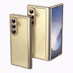 Coque de téléphone HandFell pour Samsung Galaxy <span class=keywords><strong>Z</strong></span> Fold7 Fold 7 5G Film avant en verre trempé à texture croisée - Product Image 1