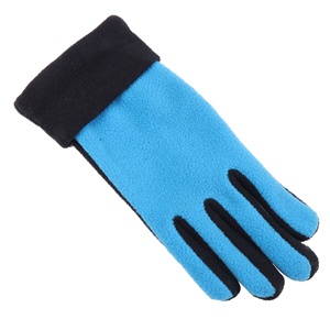 Gant en <span class=keywords><strong>polaire</strong></span> monocouche pour femmes OEM 2 tons de couleurs Gant en <span class=keywords><strong>polaire</strong></span> personnalisé pour hommes avec logo brodé - Product Image 3