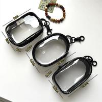 Organisateur de bijoux boîte de rangement en PVC transparent sac de poupée mignon porte-clés étui anti-poussière pour casque pochette porte-monnaie salon