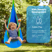 Meilleure vente sensorielle enfants Pod balançoire suspendu hamac chaise haute qualité Portable pliable pour intérieur extérieur utilisation en nylon