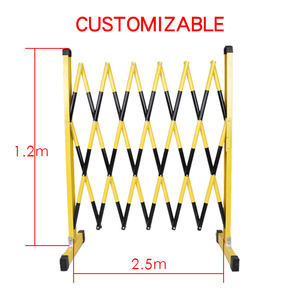 Recinzione di Sicurezza Elettrica per Cantieri - Barriera Protettiva Mobile Estensibile in Fibra di Vetro Isolante Portatile - Product Image 3