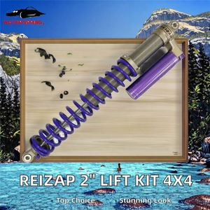 Reizap Chất lượng cao có thể điều chỉnh 2 \ "thủy lực vết sưng dừng treo thang máy Bộ dụng cụ phụ tùng ô tô cho 4x4 trước sốc tùy chỉnh O. CuộN - Product Image 2